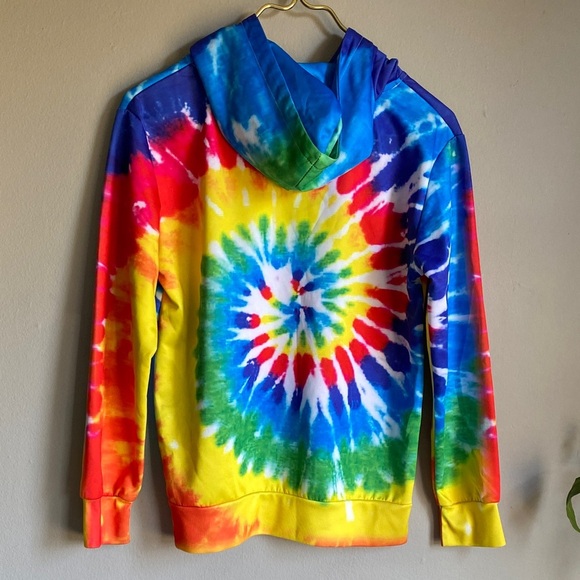 Vibrant Spiral Tie-Dye Sweatshirt - Picture 4 of 6
